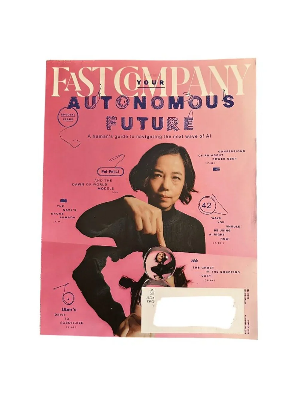 Fast Company Magazine Summer 2026 Your Autonomous Future Fei-Fei Li